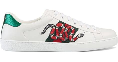 gucci snake horseshoe transparent|Gucci ace tennis shoes.